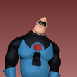 7.png Bob Parr Mr. Increíble de la película de dibujos animados Los Increíbles