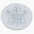 Maple-Leafs-Coaster.jpg Canadian NHL Team Novelty Pucks and Coasters