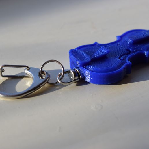 Violin keychain 3D model