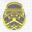 Stormtrooper-marcador.png Stormtrooper Cookie Cutter - Yoda Cutter - Star Wars (outline + marker)