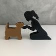 WhatsApp-Image-2023-01-05-at-19.21.29-1.jpeg Girl and her Yorkshire(tied hair) for 3D printer or laser cut