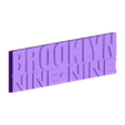 BlackYellow - Brooklyn Nine-Nine.stl 3D MULTICOLOR LOGO/SIGN - Popular Comedy/Sitcom TV Shows Pack