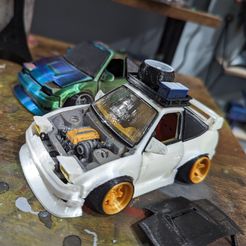 Nissan 200sx Cartoon model kit