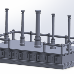 rostre1.PNG STL file Rostre impérial / Imperial rostrum・3D printer model to download