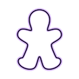 GINGERBREAD_MAN.stl Free STL file Christmas Cookie Cutter・3D printable design to download