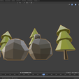arboles2.png Trees and low poly rocks