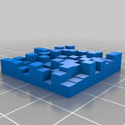 Random Cad File Download free SCAD file Customizable Random Tile • 3D printer design ...
