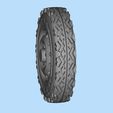 6.jpg STL printable Tire and Rims for Lada Niva  3D print