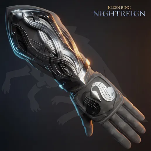 Elden Ring Nightreign – Wylder Gauntlet (glove hand armor)  Plates | Cosplay STL