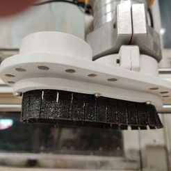 IMG_20200128_184046.jpg Free STL file 70mm Router Dust Boot・3D printing design to download
