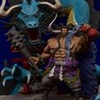wip1.1.jpg kaido king of the beasts dragon - one piece 3d print statue