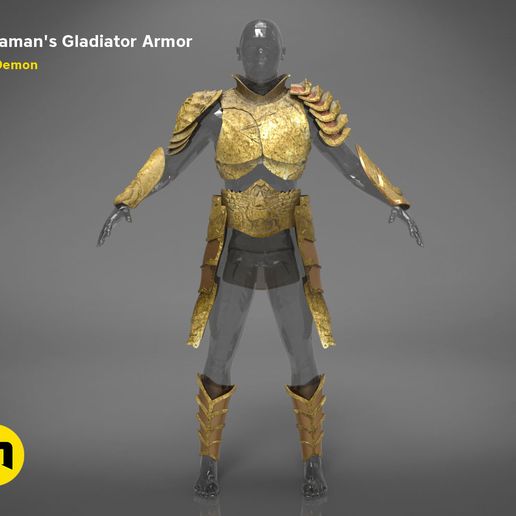 render_scene_Aquaman-armor-color.1.jpg Armadura de Gladiador do Aquaman