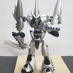1d7a609715bbf54159c7ee30f65b2d10_display_large.jpg Бесплатный STL файл smooth blade robot.・3D-печатный объект для загрузки