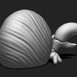r_8.jpeg Cartoon Hermit Crab STL for 3D Printing