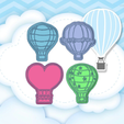 Shiny Habbi kits.png HOT AIR BALLOON KIT X4 COOKIE CUTTER PACK