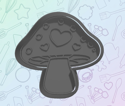 Groovy Mushroom Cookie Cutter