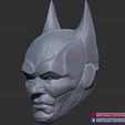 Batman_Beyond_helmet_3d_print_model-12.jpg Batman Beyond Cowl Cosplay - DC Comics - The Batman