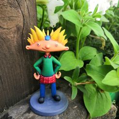 NKNr2lxTIvA.jpg Fichier STL gratuit Hey, Arnold figure・Objet à télécharger et à imprimer en 3D