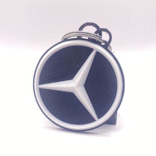 Mercedes Benz Logo Keychain 3D model