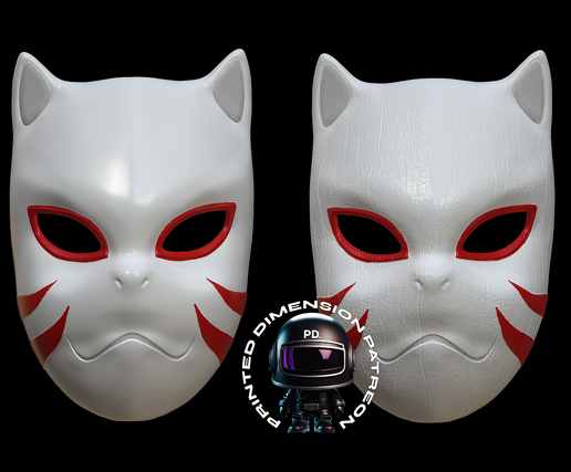 🪨 Kakashi Hatake Anbu Mask - Naruto・Free STL File for 3D printing・Cults