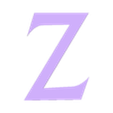 Z.stl Letters and Numbers HARRY POTTER Letters and Numbers | Logo