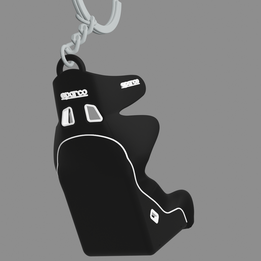 💺 recaro pro seat type keychain・ STL File for ・Cults
