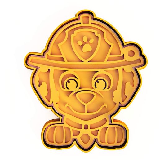 PAW PATROL COOKIE CUTTERS 3D model