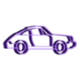 3D-01068-4.5IN - PORSCHE 911.stl STL file Porsche 911 cookie cutter・Model to download and 3D print
