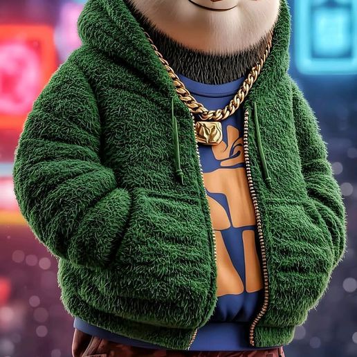 Po Kung Fu Panda STL – Stylish Martial Artist Panda Statue – 3D Printable Model for Resin & FDM