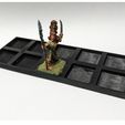 02.jpg 5x2 Extended Regiment Base to use your 20mm based minis for the Older World new 25mm base size / Optional Magnets