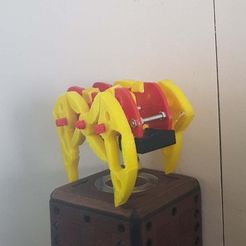 6toro_Español.jpg Free STL file Theo Jansen flexible joint mechanism・Model to download and 3D print