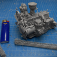7-zil-157-engine3d.png ZIL-157 Inline-6 Flathead Engine – 1:4 Scale Model