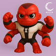 4-brazos.png Ben 10 Collection – The 10 Original Aliens in Chibi Cartoon 3D