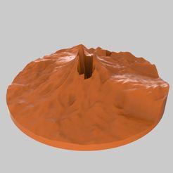 untitled.161.jpg STL file Volcano Landscape 4・3D printable model to download