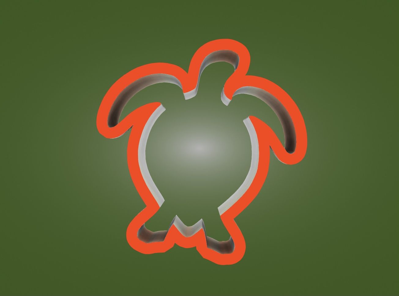 черепаха-1.jpeg Archivo STL CORTADOR DE GALLETAS (TORTUGA) / CORTADOR DE GALLETAS (TORTUGA)・Idea de impresión 3D para descargar, DashaV