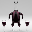 Decanter_w_cups_HD.png 🐔Chicken Glass🍷 and  Wine Decanter 🐥
