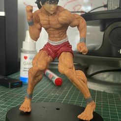 f701cd1b-b6a4-47e5-9867-0cf2463da835.jpg STL file PACK BAKI HANMA 3 FIGURES・Model to download and 3D print