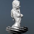 Preview15.jpg Invisible Woman Bust - Fantastic Four 3D print model