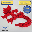 PRINT-IN-PLACE-NO-SUPPORT-19.png ARTICULATED AQUATIC LIZARD MFP3D -NO SUPPORT - PRINT IN PLACE - SENSORY TOY-FIDGET