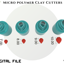 1.png Fichier STL MICRO COUPEUR D'ARGILE POLYMÈRE *4 TAILLE/PÉTALES/EULITEC.COM・Plan à imprimer en 3D à télécharger