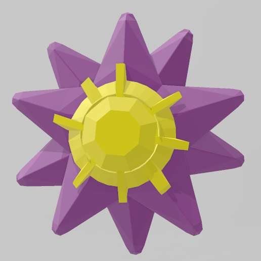 STL file Starmie・3D printable model to download・Cults