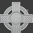 C.png Celtic Cross - 3D STL Files For CNC and 3D Printer.