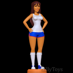 1.png Fichier 3D Jessica - La peur du camp Scooby Doo・Plan pour impression 3D à télécharger