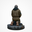 foto-3.png Preto Velho in Prayer - Umbanda Spiritual Entity Miniature Statue