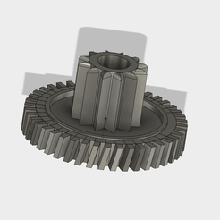 Capture d’écran 2018-05-29 à 17.33.00.png Free STL file 12/42 double gear wheel, gearing・3D print design to download