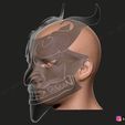 17.jpg Shan Hai Scrolls Jhin Mask - Jhin God - League Of Legends 3D print model