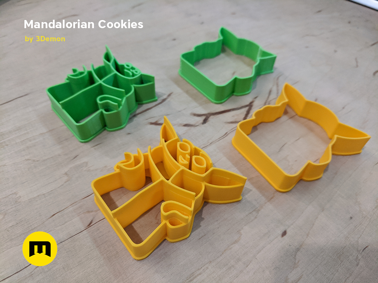 IMG_20191206_153252.png Archivo STL Cortador de galletas Yoda Baby Mandalorian・Plan de impresora 3D para descargar, 3D-mon