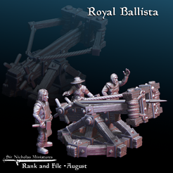 RoyalBallistaPoster.png 3D file Royal Ballista・3D printer model to download