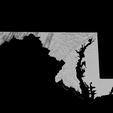 1.png Topographic Map of Maryland – 3D Terrain