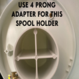 4_prong_image.png Robo E3 Universal Spool Adapter